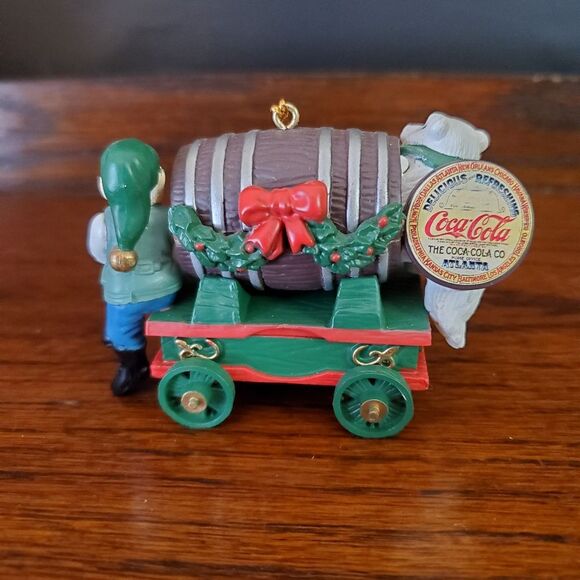 VTG Coca-Cola Bottling Works Christmas Tree Ornament 1996 - Picture 3 of 6